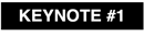 KEYNOTE#1